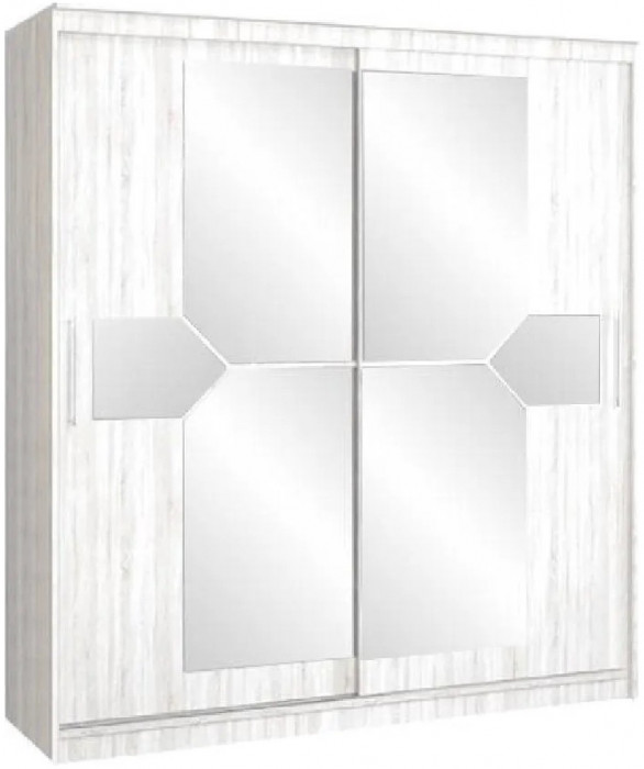 Шкаф-купе Элегант 1700 (Ясень шимо темный)