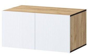 Антресоль Бастион ЛДСП 0,8 (Белый древесный)