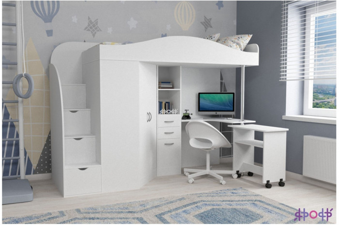 Кровать-чердак Юниор 4 (Винтерберг/Винтерберг)