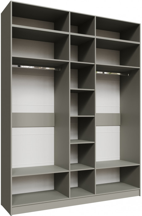 Шкаф 2,0 с антресолью Мадрид, Мокко