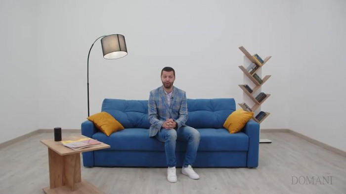 Диван раскладной Брэй серый