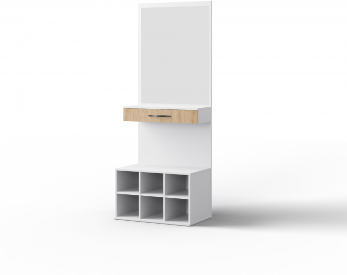 Модульная прихожая "Элана" - Аляска/Дуб артизан