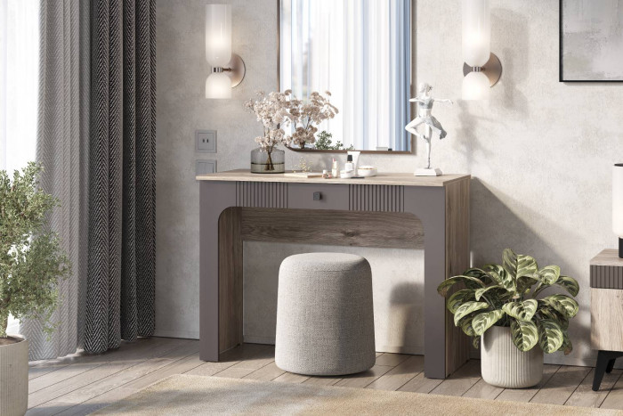 Стол туалетный Кассандра СТ-02, Дуб Смоки, МФ14