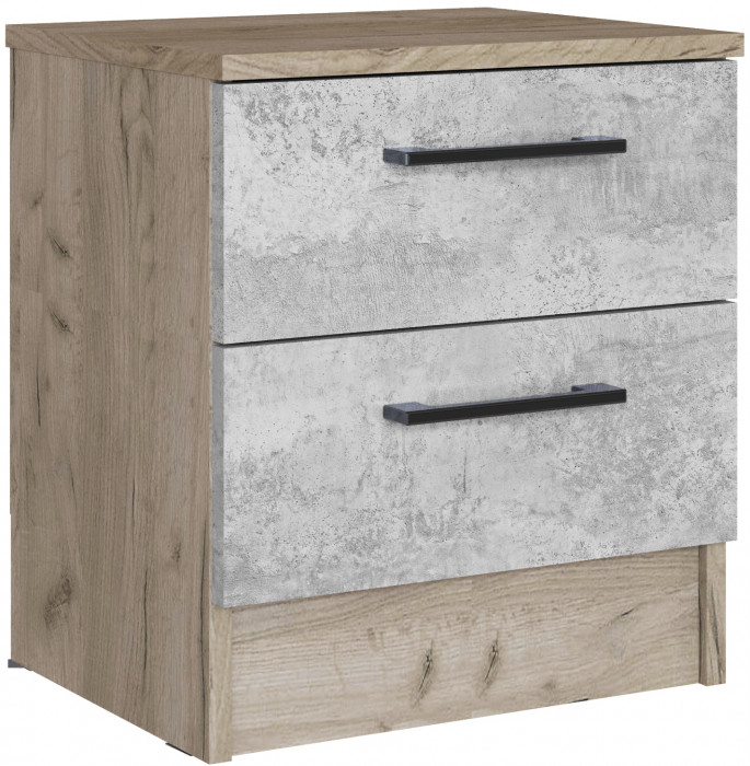 Спальня Вегас, композиция 5, Дуб крафт серый/Цемент