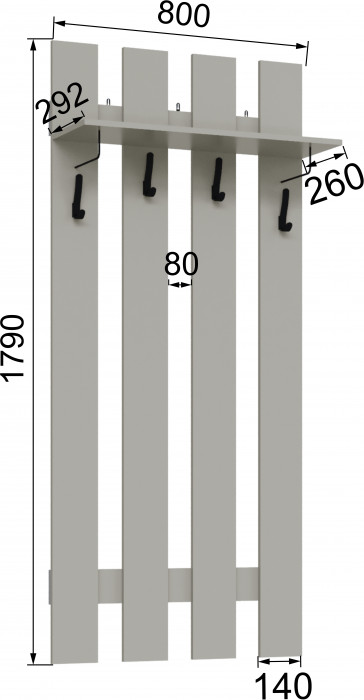 Вешалка Мадрид (0,8), Кашемир