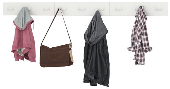 Октава 15.14.02 Вешалка + 15.14.02 Вешалка + 15.14.02 Вешалка, белый шагрень