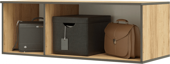 Норд Антресоль к шкафу (1200) (Дуб Крафт белый)