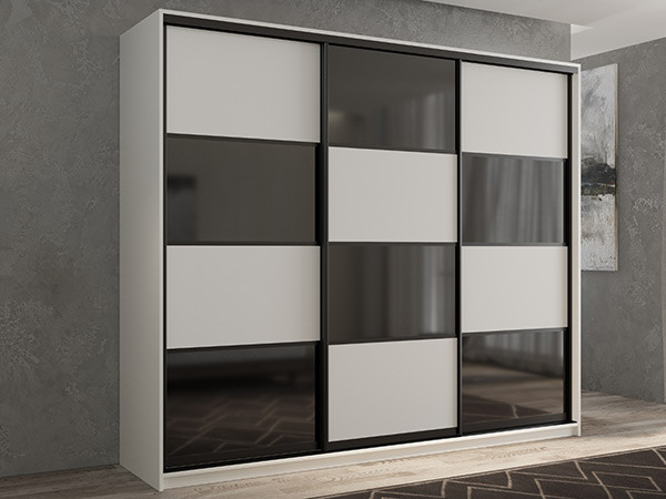 Шкаф-купе Кааппи 13 Белый Бриллиант 210х60х230 см