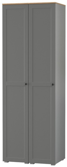 Остин 13.225 Шкаф-пенал 2 шт., серый графит/дуб крафт золотой