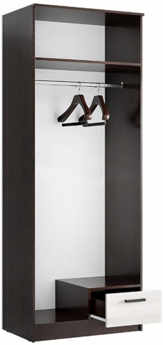 Адель Шкаф 0,8 платяной, Венге/лоредо