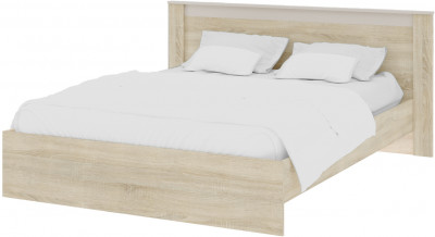 Кровать 160х200 "Адель" с настилом ДСП - Дуб сонома/Кашемир