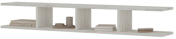 Гранд полка 02 (1,200х0,175х0,200) дуб крафт белый