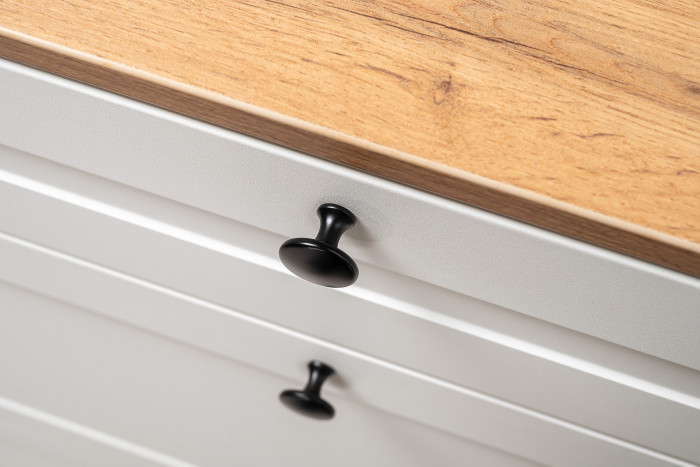 Остин Прихожая 46, белый шагрень/дуб крафт золотой