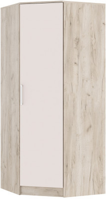 Шкаф угловой для одежды Мартина, Крафт серый/Кашемир