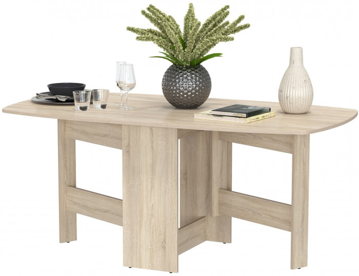 Стол-книжка раскладной 1-65М1дубсон, дуб сонома