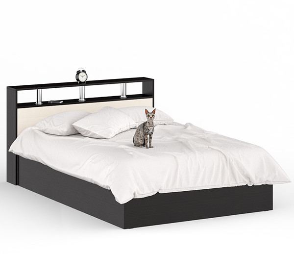 Камелия Кровать 1400, венге/дуб лоредо