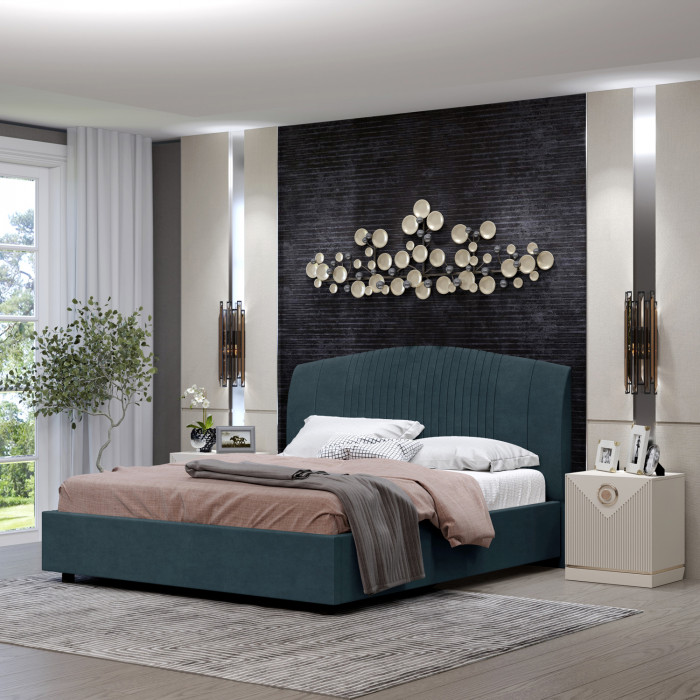 Кровать-12М с подъёмным основанием 1400 ментол