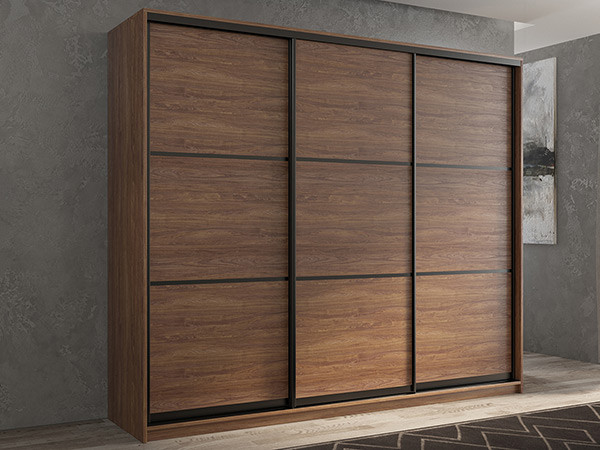 Шкаф-купе Кааппи 4 Морское Дерево Винтаж 210х45х230 см