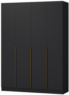 Шкаф Авангард 1600, черный