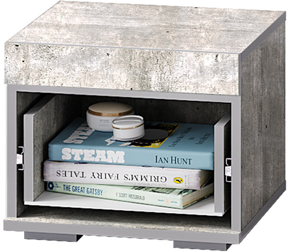 Тумба Инстайл ТБ-23, Бетон, Белый