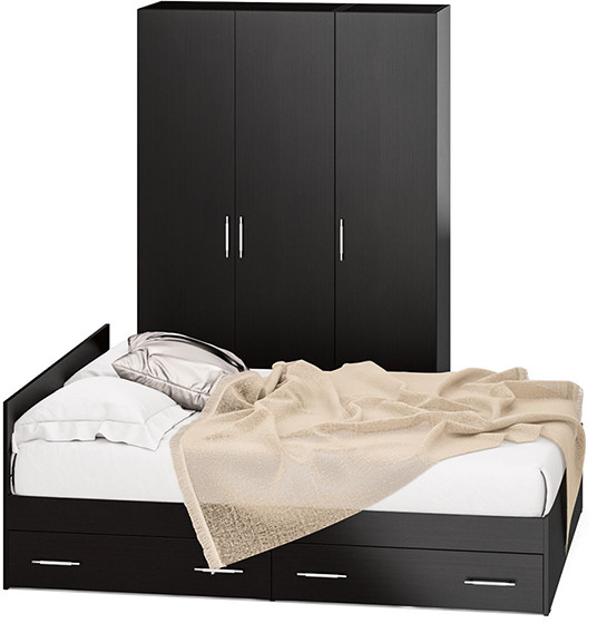 Спальня Стандарт 1-1600Я, венге