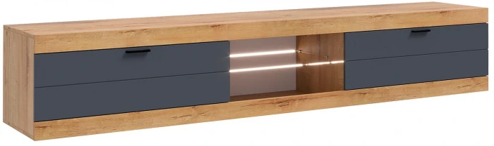 Прага Модульная Гостиная, вариант №2, вотан/Графит