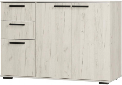 Комод "Стандарт №3" НЕВ (1200х828х460) дуб крафт белый