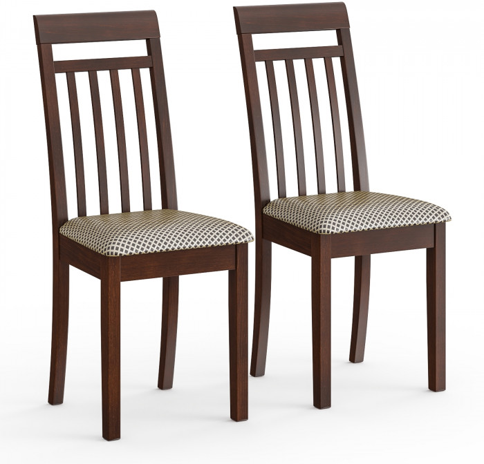Два стула Мебель--24 Гольф-11 разборных, орех