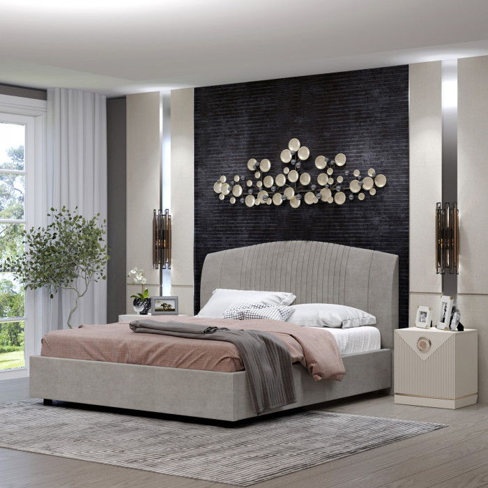 Кровать-12М с подъёмным основанием 1400 дым