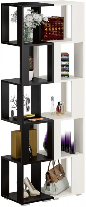 Стеллаж СВК 2 шт., цвет венге/дуб лоредо, ШхГхВ 70х35х179 см.(венге 1 шт. + дуб лоредо 1 шт.)