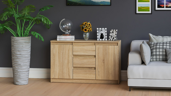 Мори Комод МК1200.3, дуб сонома