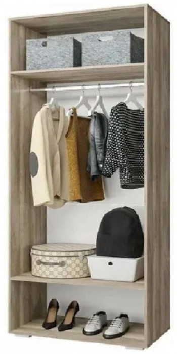 Спальня "Наоми" ШК-20 дуб каньон/белый глянец МF07