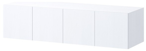 Антресоль Бастион ЛДСП 1,6 (Крафт золотой / Белый древесный)