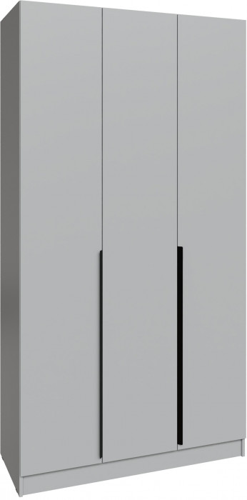 Шкаф Мадрид (1,2) с 3 ящ. внутри без зеркала, Камень серый