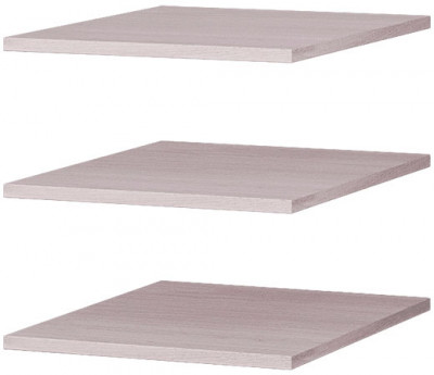 Полка ПЛ-05 (Ш 368 мм х Г 480 м) для симпл ПН-17, Кимберли ПН-16 ясень белый