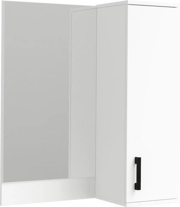 Ника Полка с зеркалом, пз800, Ясень шимо темный/светлый