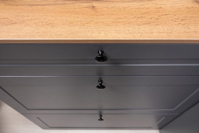 Остин 16.121 Тумба для обуви + 13.257 Тумба, цвет серый графит/дуб крафт золотой, ШхГхВ 160х41,9х99,3 см., универсальная сборка