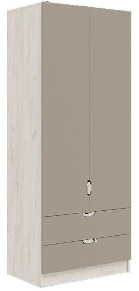 Юниор-4 Шкаф (800) (Шарли бриз, Крафт белый)