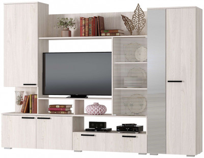 Гостиная "Денди" ГС-02 ясень белый