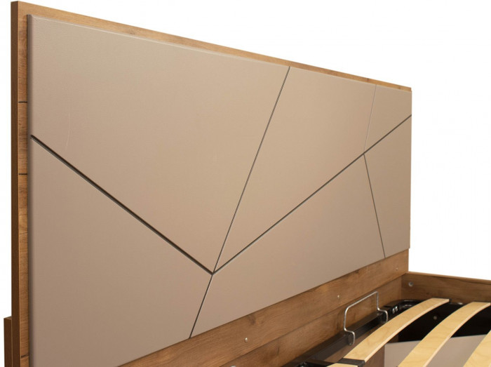 Кровать Гамма с подъемным механизмом 54.15 Таксония/Грей