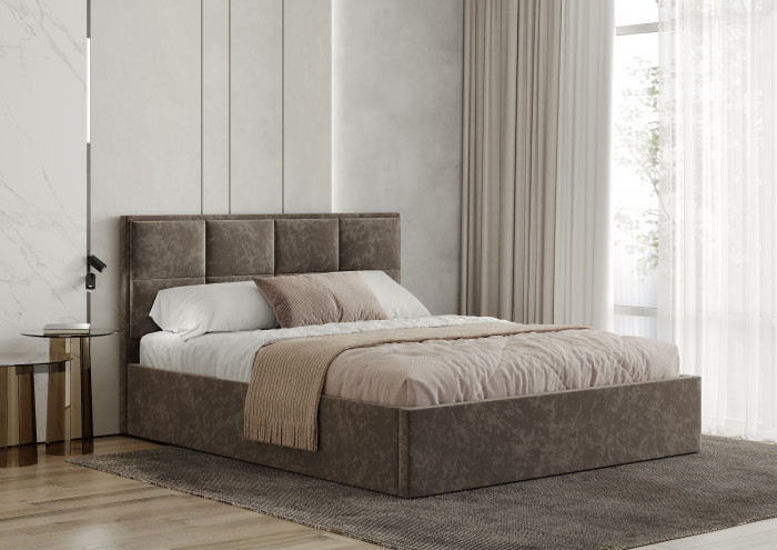 Кровать 160х200 с подъемным механизмом Линда КР-16, Маренго