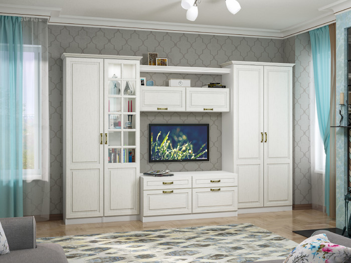 Ливерпуль Тумба, ясень ваниль/белый