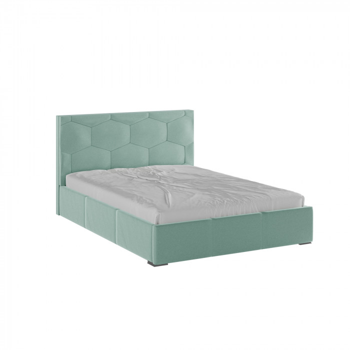 Манука Кровать интерьерная 140 мятный, ортопед