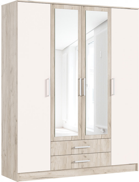 Модульная спальня Мартина, Крафт серый/Кашемир