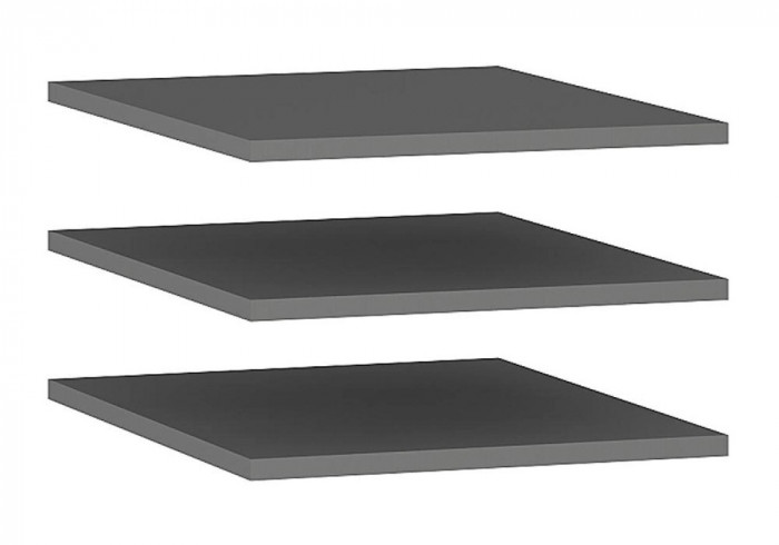 Полка ПЛ-20 (Ш:376 мм х Г:480 мм) для Симпл ШК-13 графит