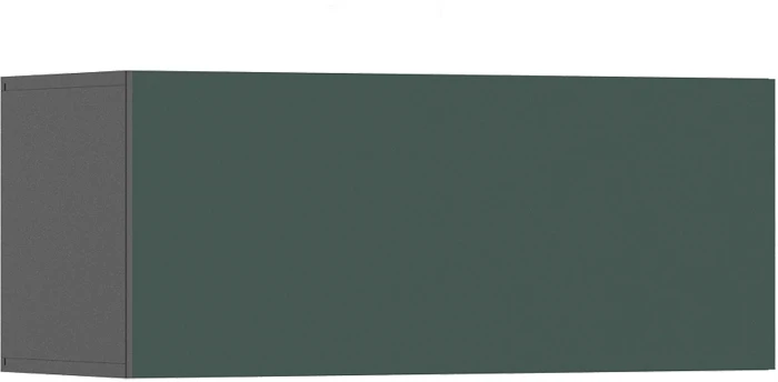 Тумба навесная 800 Норд, Графит/Изумрудный
