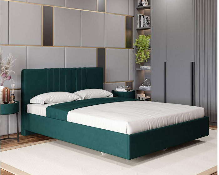 Кровать с латами Соло 180*200, Зеленый