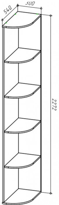 Бруно Угловой терминал Дуб Вотан