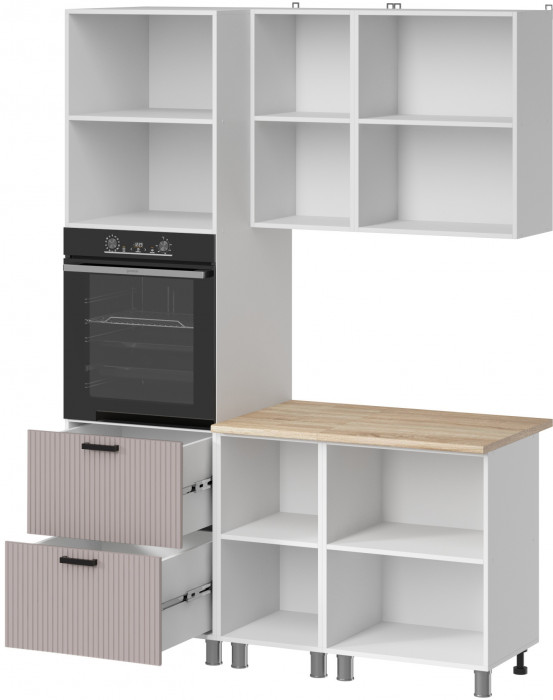 МК Аленушка 1,6м ПД Лотос Кашемир,скоба антрацит,сонома