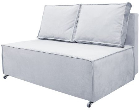 Диван-аккордеон Лофт мини 160х200, велюр серый